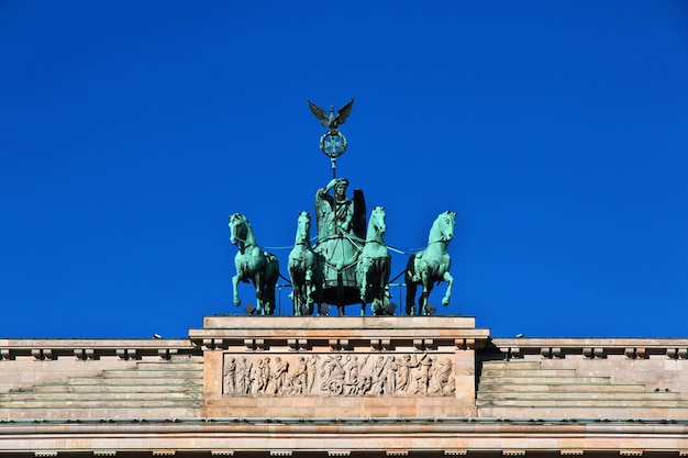 Brandenburg gates in berlin, germany