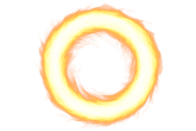 Foto brandende cirkel vlam rechthoek brandvorm ontvlambaar ontploffingskunst