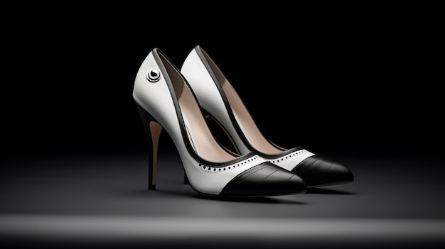 Branding design women's high heel shoes