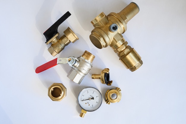 Photo brass accessories for water supply and irrigation pressure gauge fittings