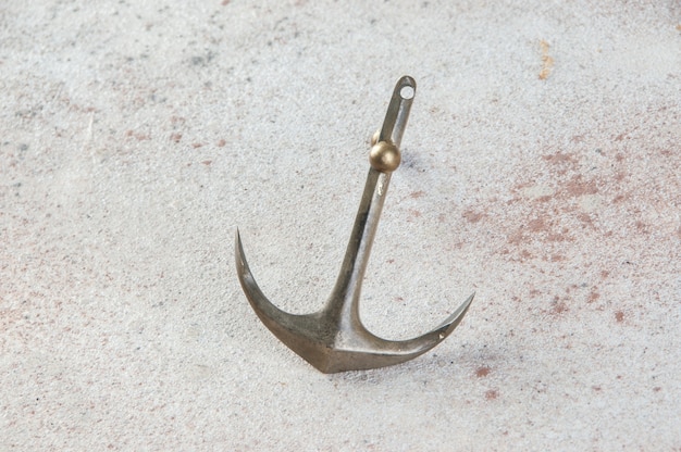 Brass anchor on concrete