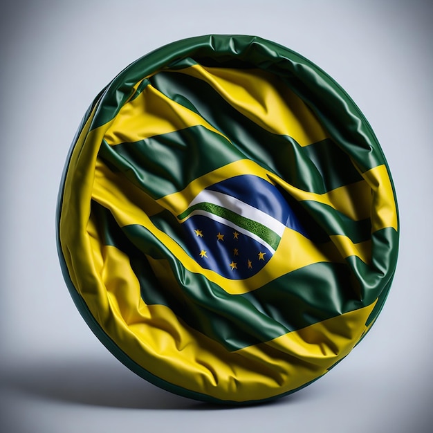 Brazil Country Logo Bagde Icon Concept