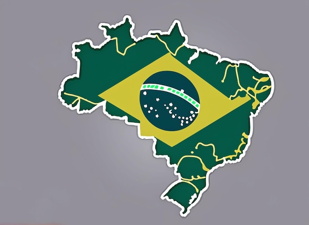 ブラジルのベクトル地図