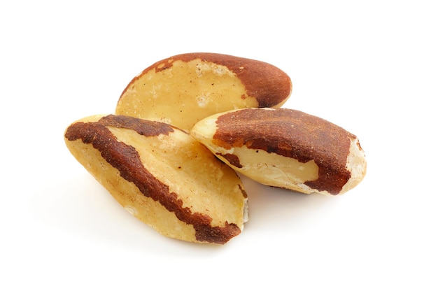 Brazil nuts isolated