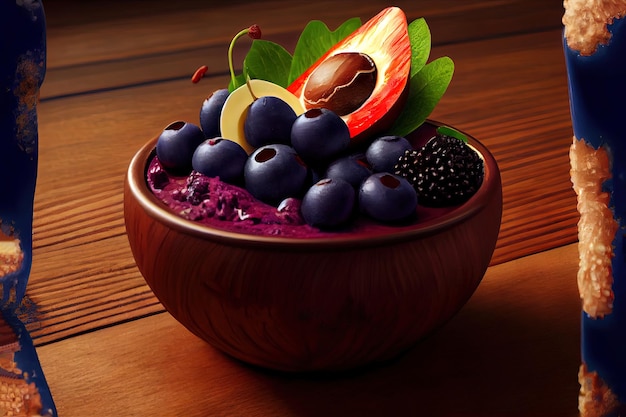 Braziliaans Acai-eten