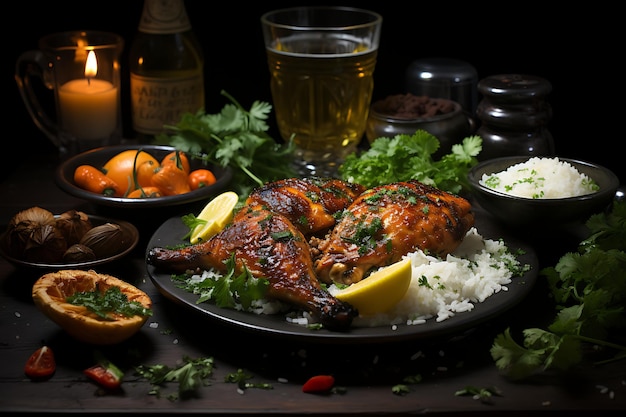 Braziliaans eten en drinken Combineren van voedselfotografie