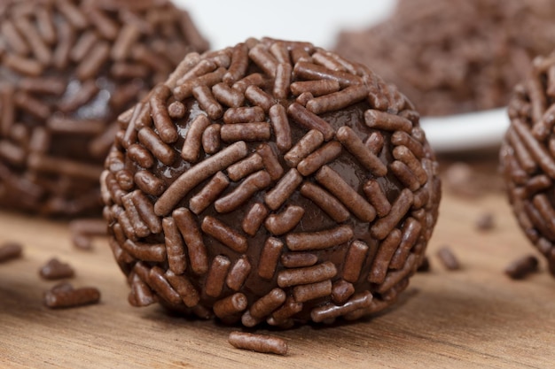 Braziliaanse brigadegeneraal brigadeiro selectieve focus