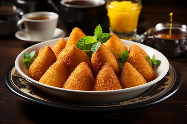 Braziliaanse Coxinha Snack Generatieve AI