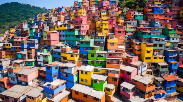 Braziliaanse favelas op 7 september, de onafhankelijkheidsdag van Brazilië.