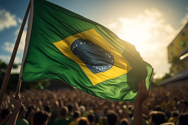 Braziliaanse Onafhankelijkheidsdag vreugde trots trots uitnodigingskaart