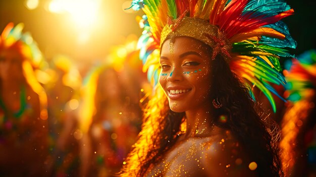 Foto braziliaanse straatcarnaval