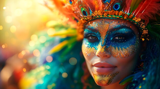 Foto braziliaanse straatcarnaval