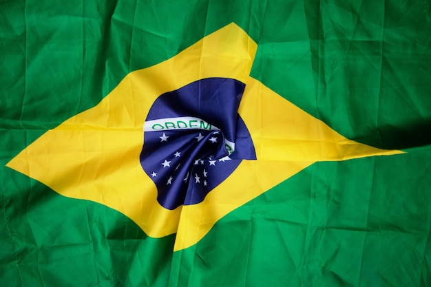Braziliaanse vlag gekneed