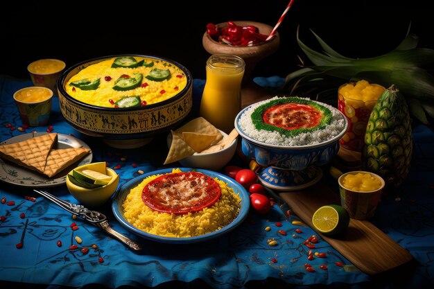 Brazilian carnival treats food photography