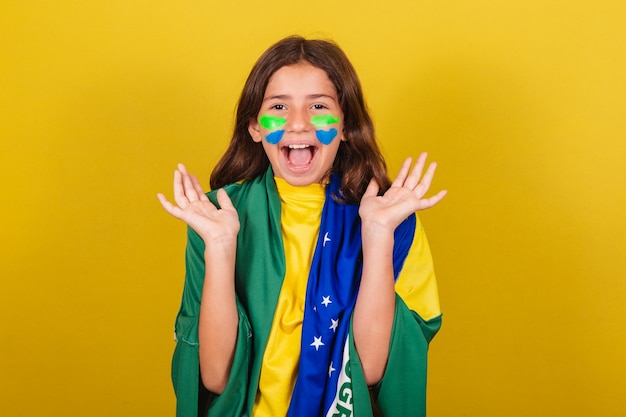 Brazilian child Caucasian surprised incredible unbelievable wow World Cup Olympics soccer fan