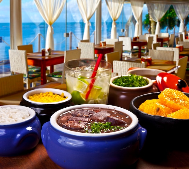 Brazilian feijoada food