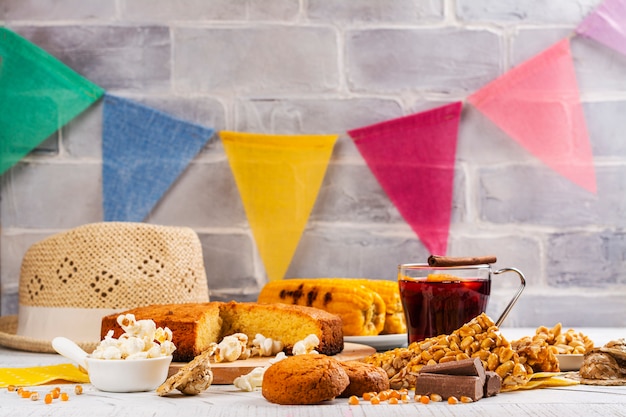 Brazilian festa junina party table