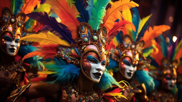 Photo brazilian festival carnival