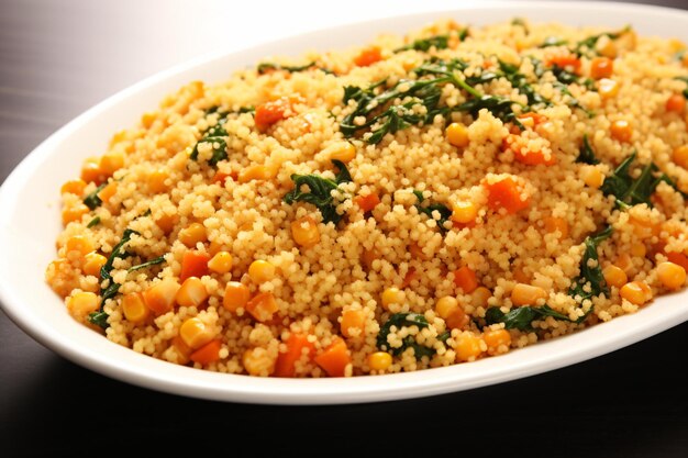 brazilian food cous cous cassava farofa