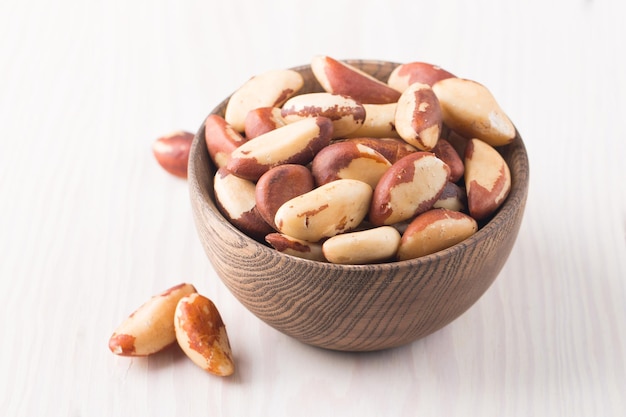 Brazilian nuts in a bowl