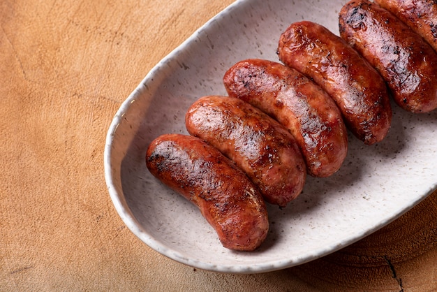 Brazilian sausage barbecue in a bowl