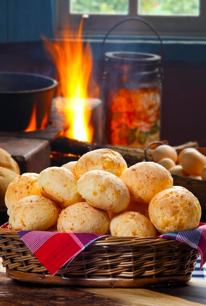 Brazilian snack cheese bread