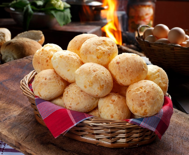 Brazilian snack cheese bread