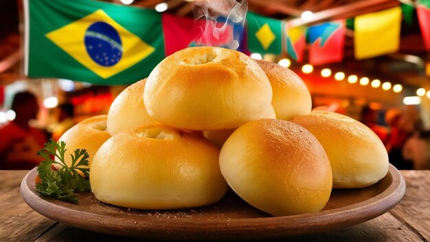 Brazilian snack cheese bread