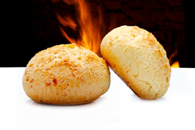 Brazilian snack, traditional cheese bread from Minas Gerais - pao de queijo