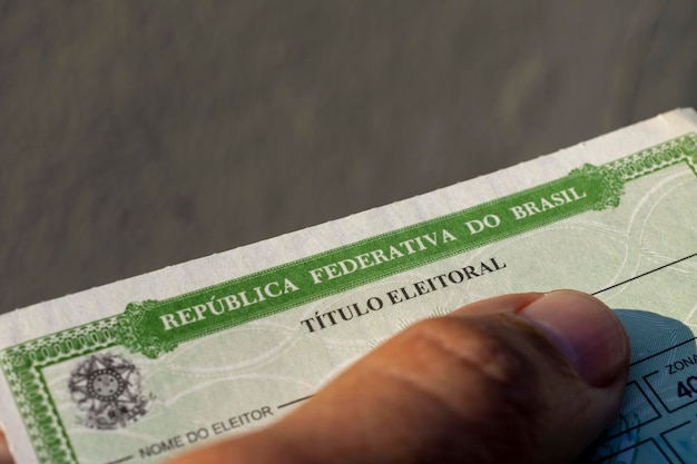 Brazilian voter registration Brazil elections
