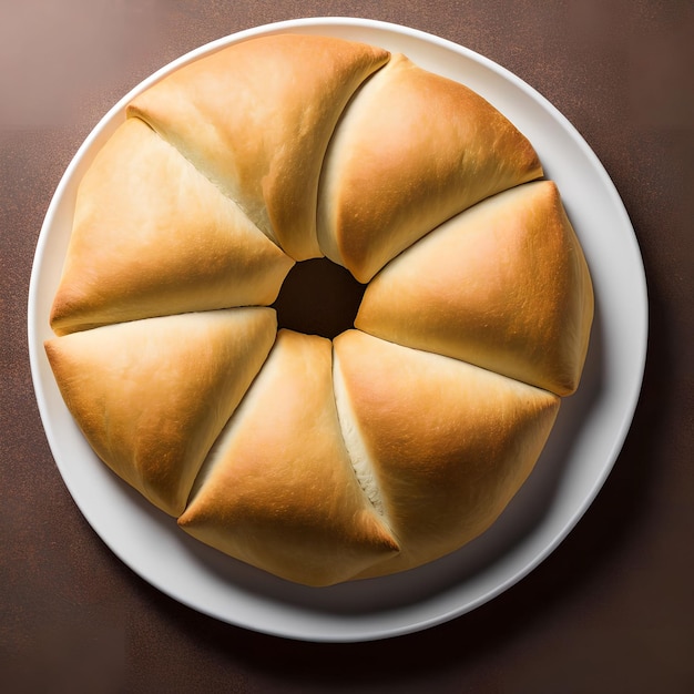 Bread Crescent Rolls generative art by AI