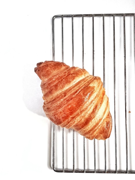 Photo bread croissant photography from above