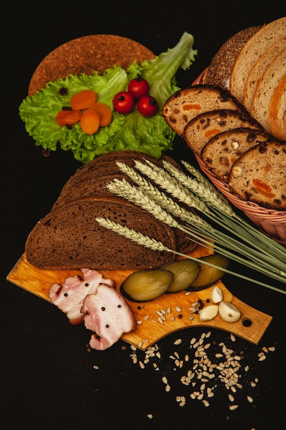 Bread in interior photography