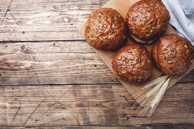 Bread products with cereals and seeds