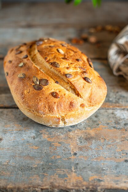 bread rye wheat yeast or leaven homemade baking natural organic bakery Cooking