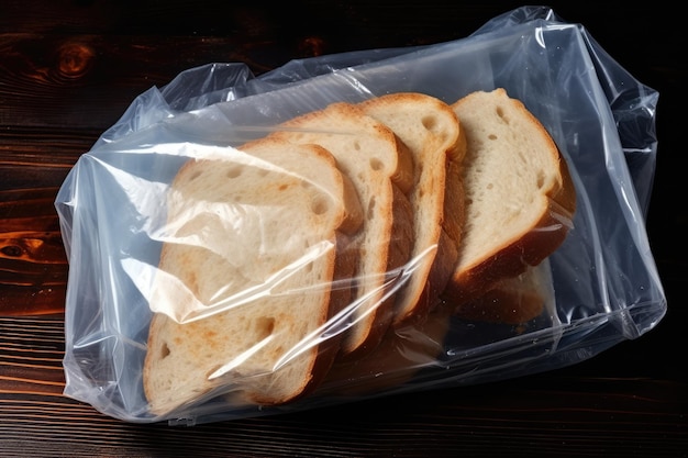 Bread sliced and packaged