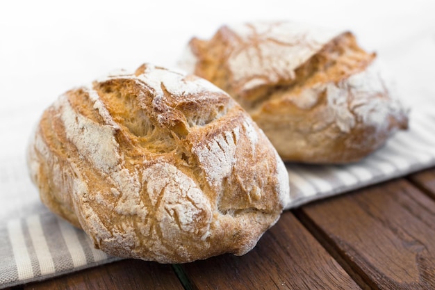 Bread on the table