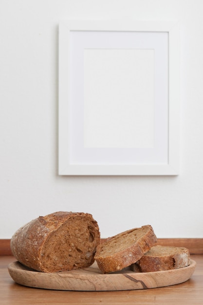 Bread on table