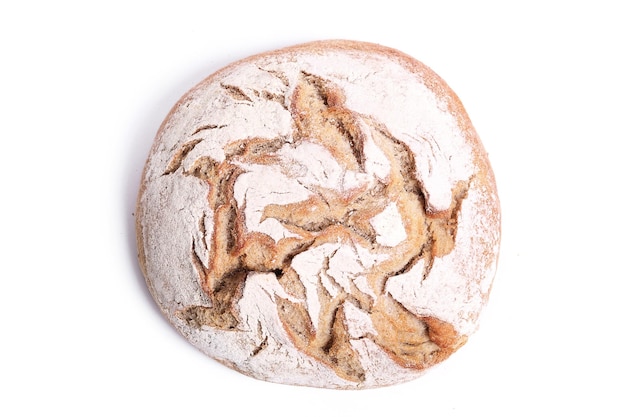 白い背景のパン