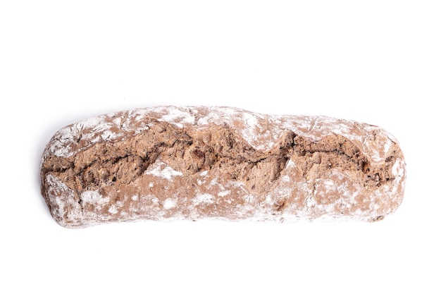 Bread on a white background