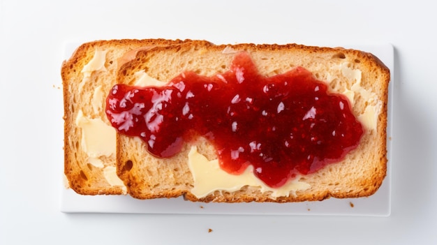 Photo bread with jam