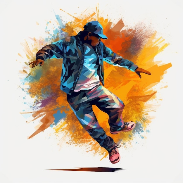 Premium AI Image | break dance