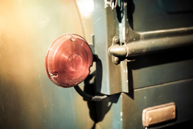 Break light of old car