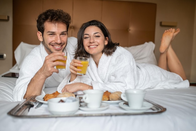 Breakfast in the bed