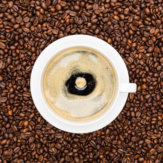 Caffè per la colazione in grani