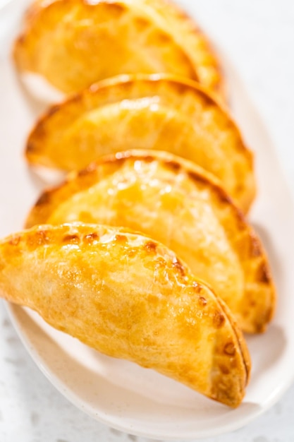 Breakfast empanadas with eggs and sweet potato