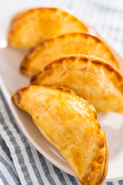 Breakfast empanadas with eggs and sweet potato