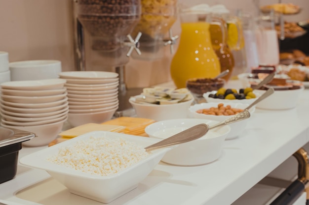 Colazione in hotel colazione a buffet