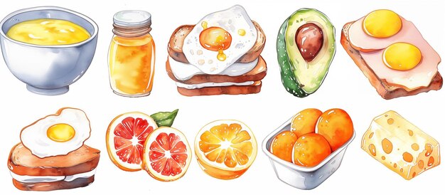 Breakfast stickers