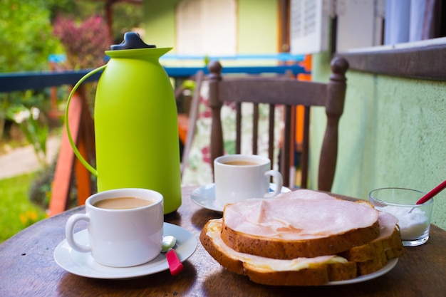 Breakfast at the terrace